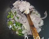 A picture of step 3 of Zunka/Jhunka - A Signature Maharashtrian Dish.