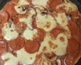 A picture of step 11 of My Homemade Italian Pizza right to the edge. 💖.