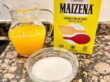 “Pastel de mantequilla con jarabe de naranja”(“Butter cake with orange syrup”)