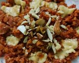 A picture of step 5 of Gajar ka halwa.