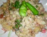 A picture of step 6 of Garlic macroni chaat.