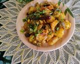 A picture of step 6 of Potato, Brinjal Dry Curry With Mixed Mustard Powder.