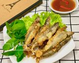 Hình bước làm 4 của món Cá Trứng Chiên Mè Chấm Mắm Me