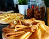 Une image de l'étape 2 de Crêpes sucrées “la meilleure recette rapide”.