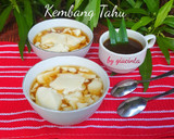 Foto langkah ke 4 dari resep Kembang Tahu Saus Jahe (puding susu kedelai).