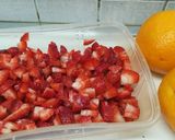 A picture of step 1 of Strawberry Tiramisu.