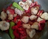 A picture of step 3 of Chicken Qorma.