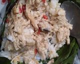 Foto langkah ke 8 dari resep Nasi bakar isi ayam suwir.