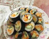 Hình bước làm 8 của món Sushi