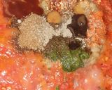 A picture of step 4 of Aloo tikki tamatar chat.