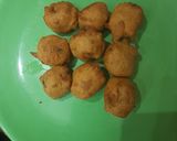 A picture of step 11 of ALOO BONDA .