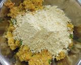 A picture of step 3 of Corn vada.