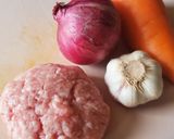 Foto del paso 1 de la receta: Verduras con albóndiga