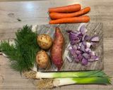 A picture of step 1 of One pot veggie.