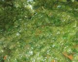 A picture of step 6 of French beans chutney.