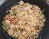 A picture of step 3 of Cereal Chicken.
