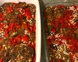 A picture of step 6 of Zucchini Eggplant No Ham Parmesan.