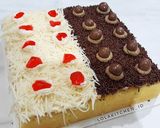Foto langkah ke 10 dari resep Cake Ulang Tahun Sederhana Lembut Enak.