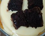 A picture of step 8 of Salted caramel brownie Trifle.