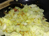 Sawi putih masak santan