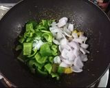 A picture of step 3 of Aloo Capsicum Dry Sabji.