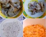รูปขั้นตอนการทำที่ 2 ของ ข้าวเหนียวปิ้งไส้กุ้ง