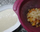 Foto del paso 5 de la receta Lasaña de gelatina de lima con macedonia de frutas
