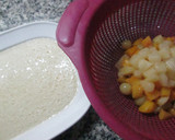 Foto del paso 5 de la receta: Lasaña de gelatina de lima con macedonia de frutas