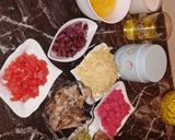 صورة لخطوة 1 من وصفة فطيرة سائلة محشوة وبسرعة البرق توجد 😋😋