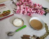 A picture of step 5 of Irani chai recipe.