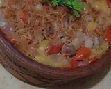 صورة لخطوة 3 من وصفة طاجن لسان عصفور بالكبد والقوانص 🥘