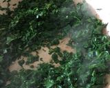 A picture of step 4 of Spinach and mushroom cannelloni.