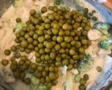 Tejszínes borsós, brokkolis csirke recept fázis 3 fotója