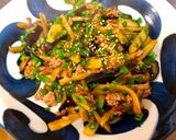 A picture of step 5 of Eggplant Oyster sauce Fry.