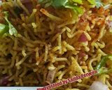 A picture of step 1 of Sev Chaat.