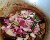 A picture of step 16 of Mutton Do Pyaza.