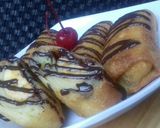 Foto langkah ke 5 dari resep Lumpia manis pisang coklat (#pr_risolesdkk).