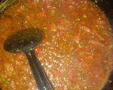 A picture of step 2 of Macroni frize with sandwiches.