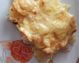 Csirkemelles rakott krumpli recept fázis 4 fotója