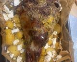 A picture of step 6 of Lamb Kleftico (lamb week!).