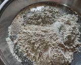 A picture of step 1 of Mixed flour n mix leafy green vegetables thepla.