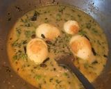 A picture of step 11 of Egg Methi Matar Malai.