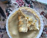 Sajtos sonkás kukoricás palacsinta recept fázis 3 fotója