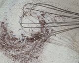 Foto langkah ke 1 dari resep Kue Bolu Coklat Kukus - No Mixer + No Telur -.