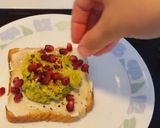 A picture of step 3 of Avacado on toast.