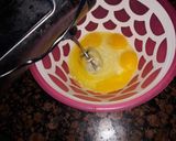 A picture of step 1 of Double Heart cake.