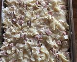 Sajtos sonkás kocka recept fázis 1 fotója