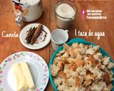 Foto del paso 1 de la receta: Budín de bolillo duro