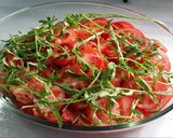 Foto del paso 5 de la receta Ensalada de Tomates, Queso fresco, Rúcula y Sardinas en lata