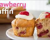 Cream Cheese Topped Strawberry MuffinRecipe video recipe step 1 photo